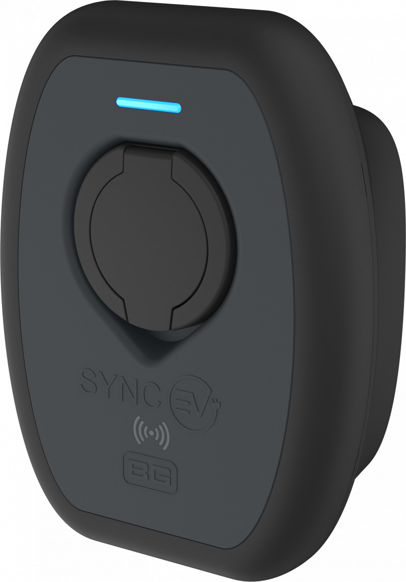 BG Electrical 7.4kW EV Charging Point, 207 → 253V dc O/P, 6 → 32A O/P Type 2