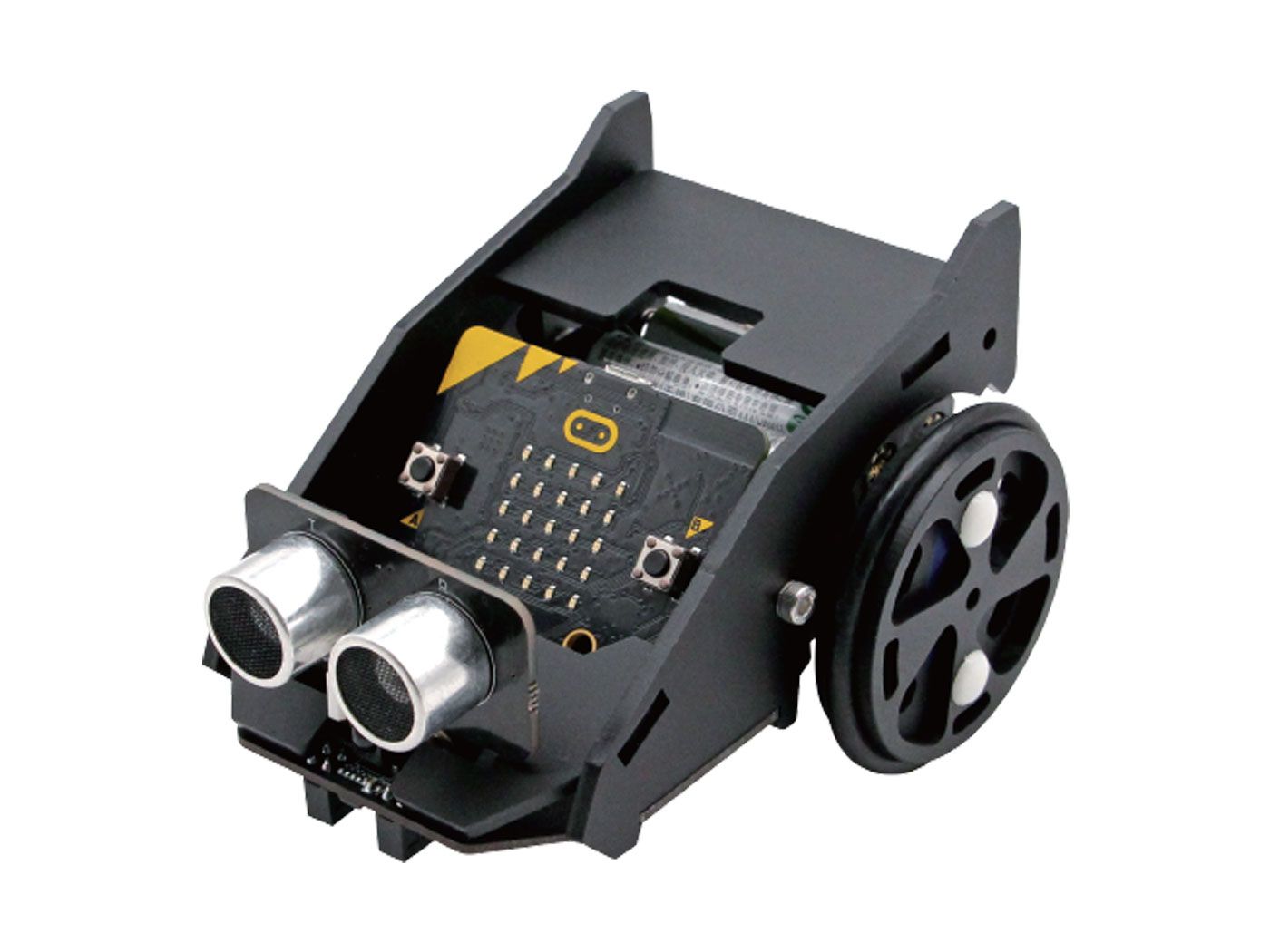 114991884 Seeed Studio  BBC Micro:bit Add-on BitCar - Autonomous Line Following & Obstacle Avoiding Car For micro:bit