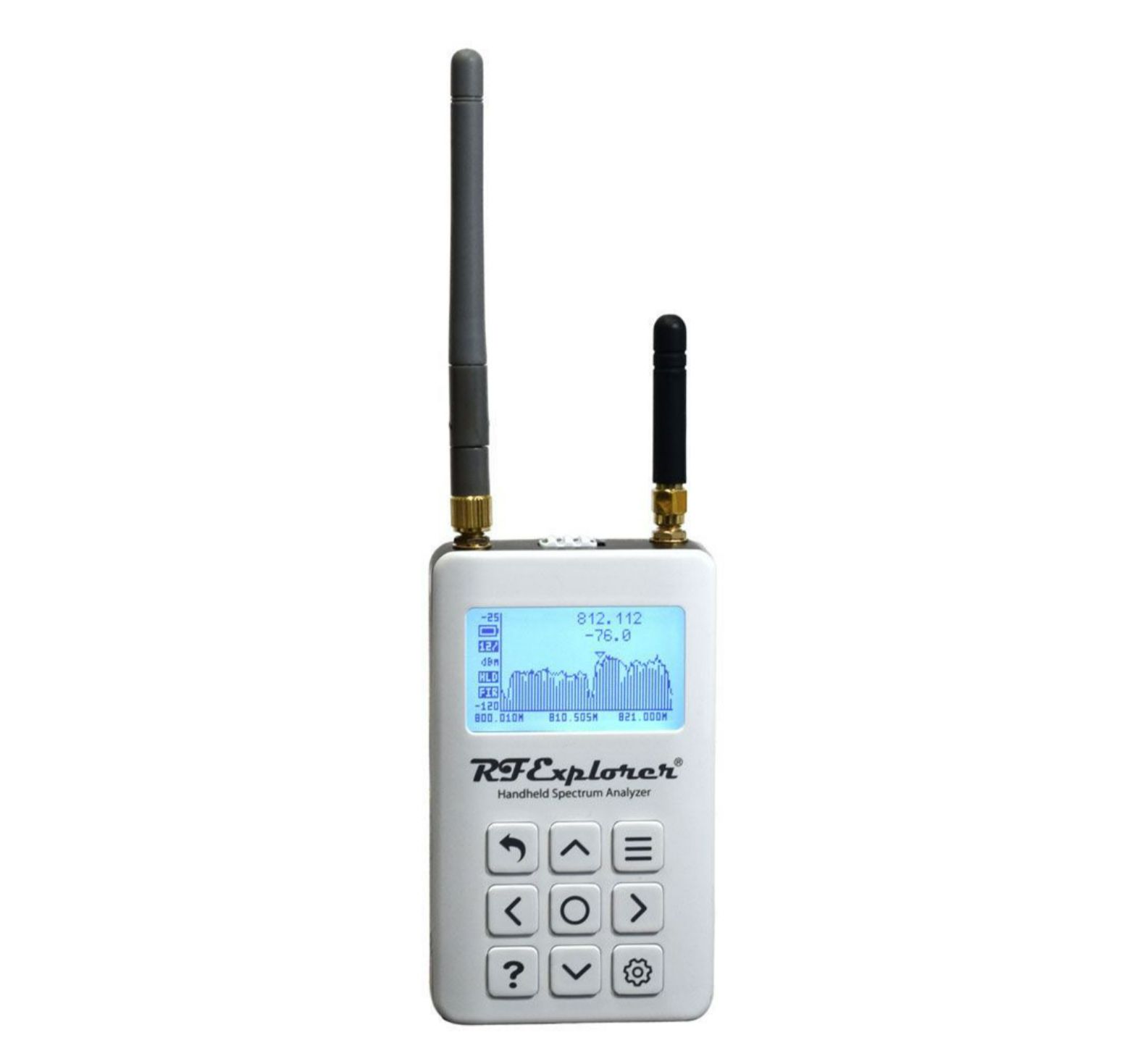 114992145 Seeed Studio  Handheld RF Explorer Spectrum Analyser, 6.1 GHz