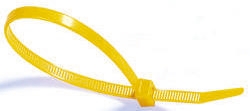 HellermannTyton Cable Tie, Releasable, 196 mm x 4.8mm, Yellow Polyamide 66