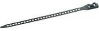 HellermannTyton Cable Tie, Releasable, 180 mm x 7mm, Black Thermoplastic Polyurethane