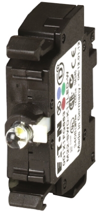 Eaton RMQ Titan M22 Series Contact & Light Block, Green Light, 1 CO