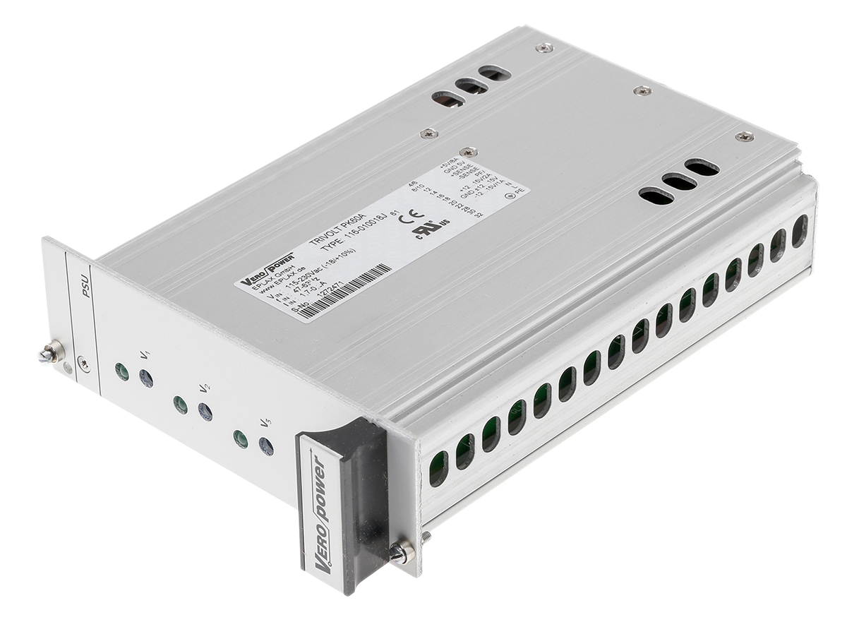 Eplax Switching Power Supply, 116-010018J 3 Output 15V dc, 6A, 60 W, Input 94V ac to  253V ac