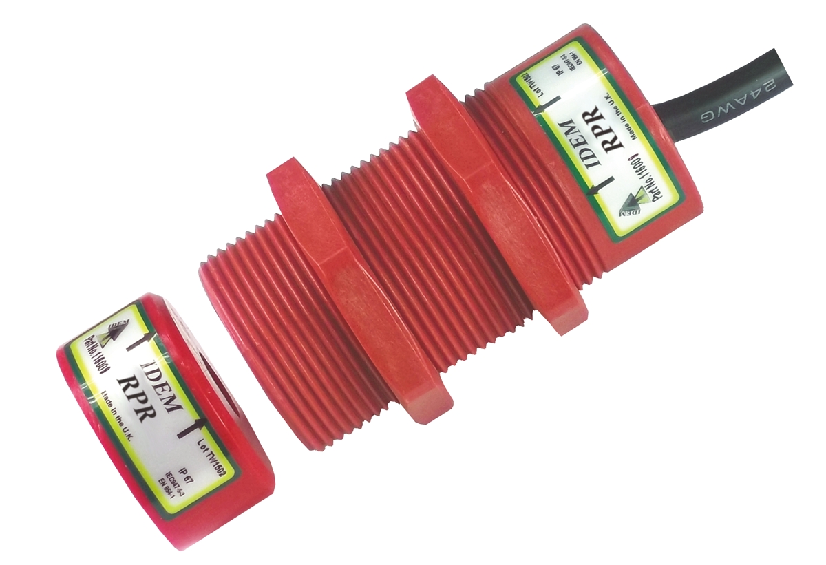 IDEM RPR Series Magnetic Non-Contact Safety Switch, Plastic Housing, 24V dc, 2 NC, 2 m Cable
