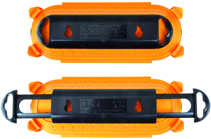 1160440 brennenstuhl Yellow 1 Compartment Floor Box, 90 mm x 215mm 75 mm