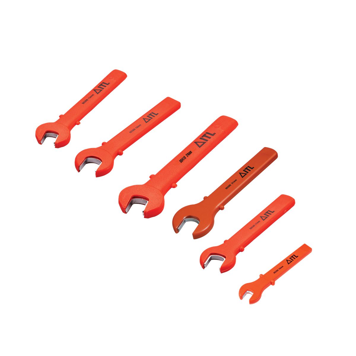 ITL Insulated Tools Ltd 6-Piece Open End Spanner, Nylon Thermoplastic VDE/1000V Approved