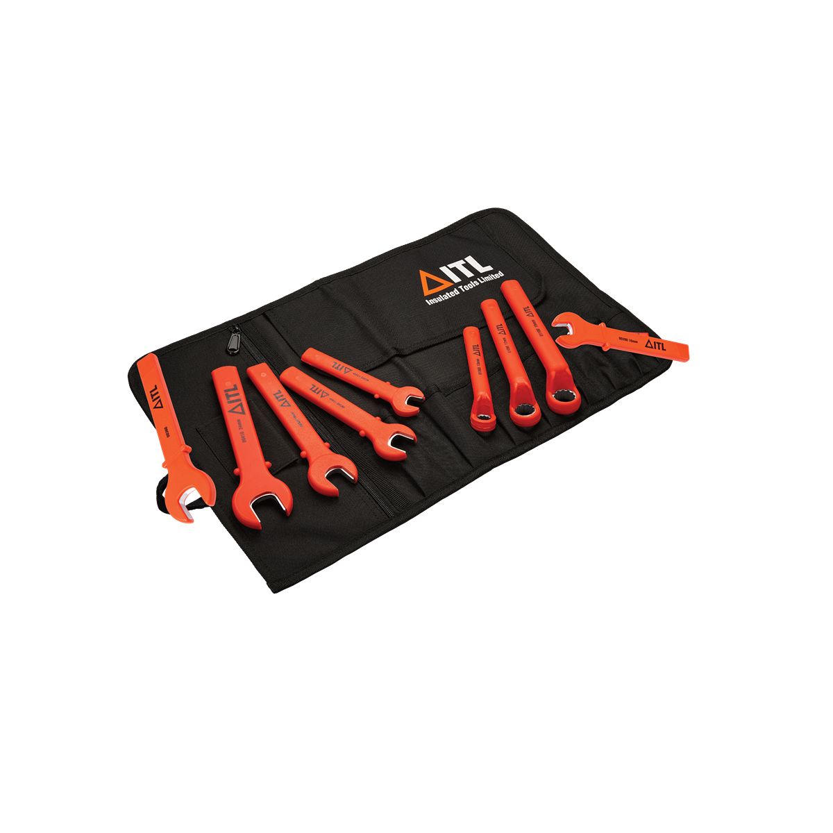 ITL Insulated Tools Ltd 9-Piece Open End Spanner, Nylon Thermoplastic VDE/1000V Approved