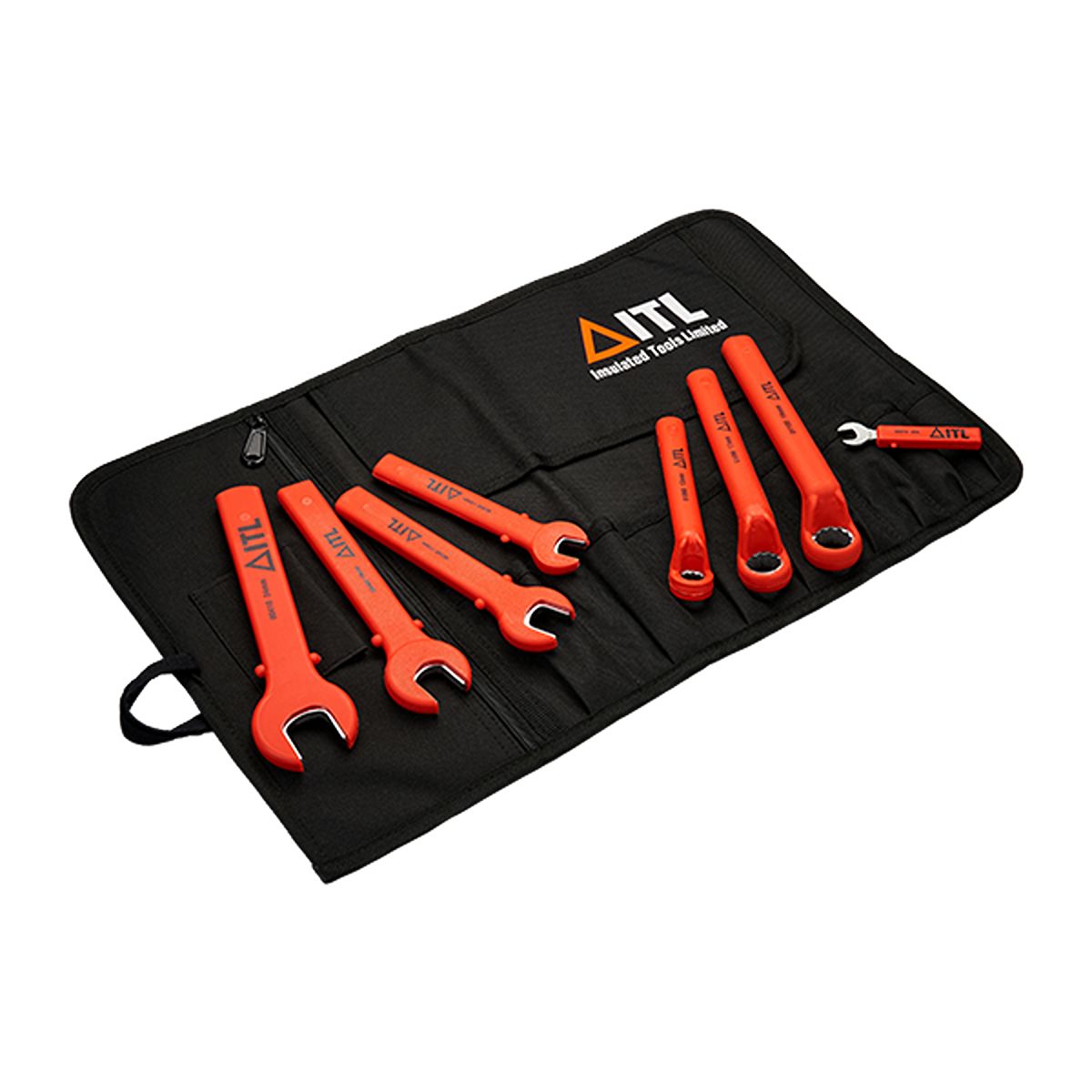 ITL Insulated Tools Ltd 8-Piece Open End Spanner, Nylon Thermoplastic VDE/1000V Approved