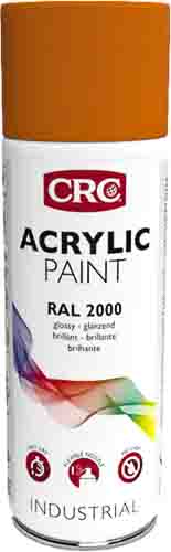 CRC 400 ml RAL 2000 Orange Gloss Spray Paint