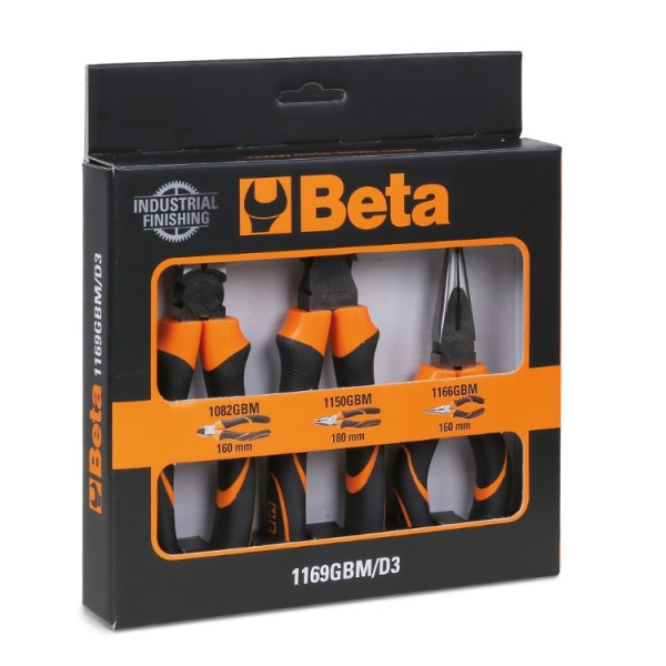 BETA 1169GBM/D3 3-Piece Plier Plier Set