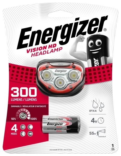 Energizer 1171 Head Torch 300 lm 55 m