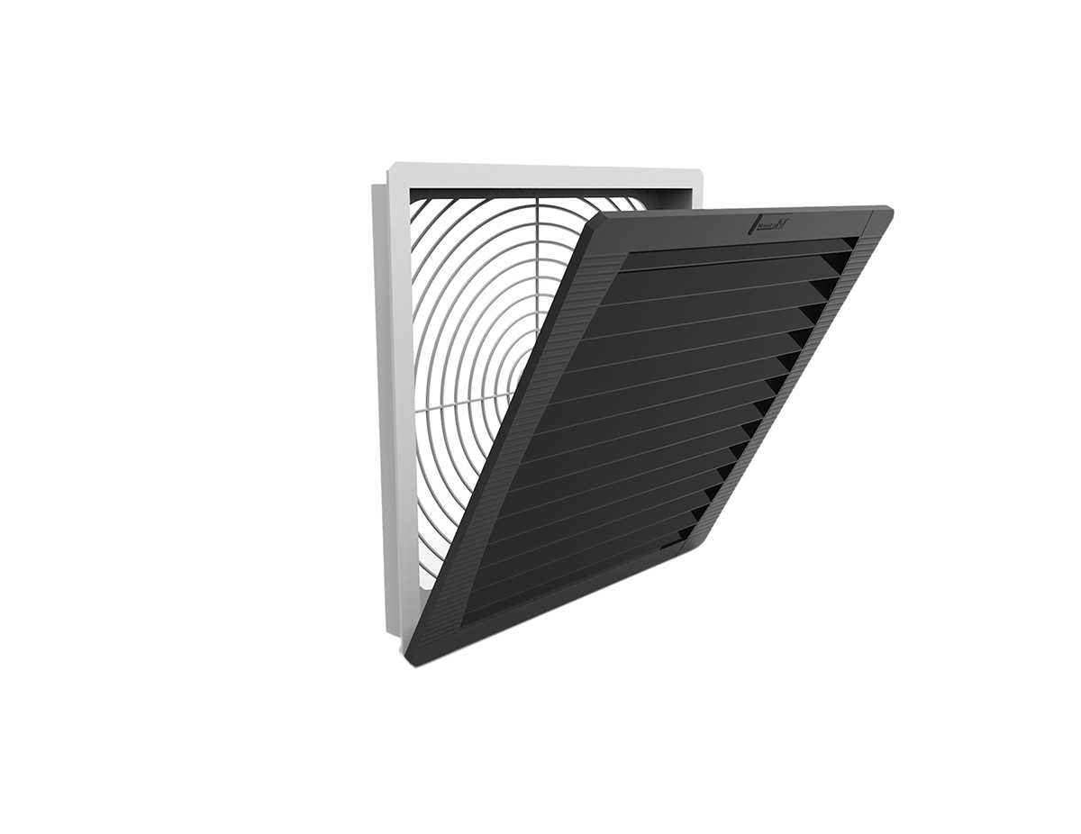 Pfannenberg PFA 20000 Series Fan Filter for 125 x 125 mm Fans, Thermoplastic Frame, 145 mm 145mm 2 mm