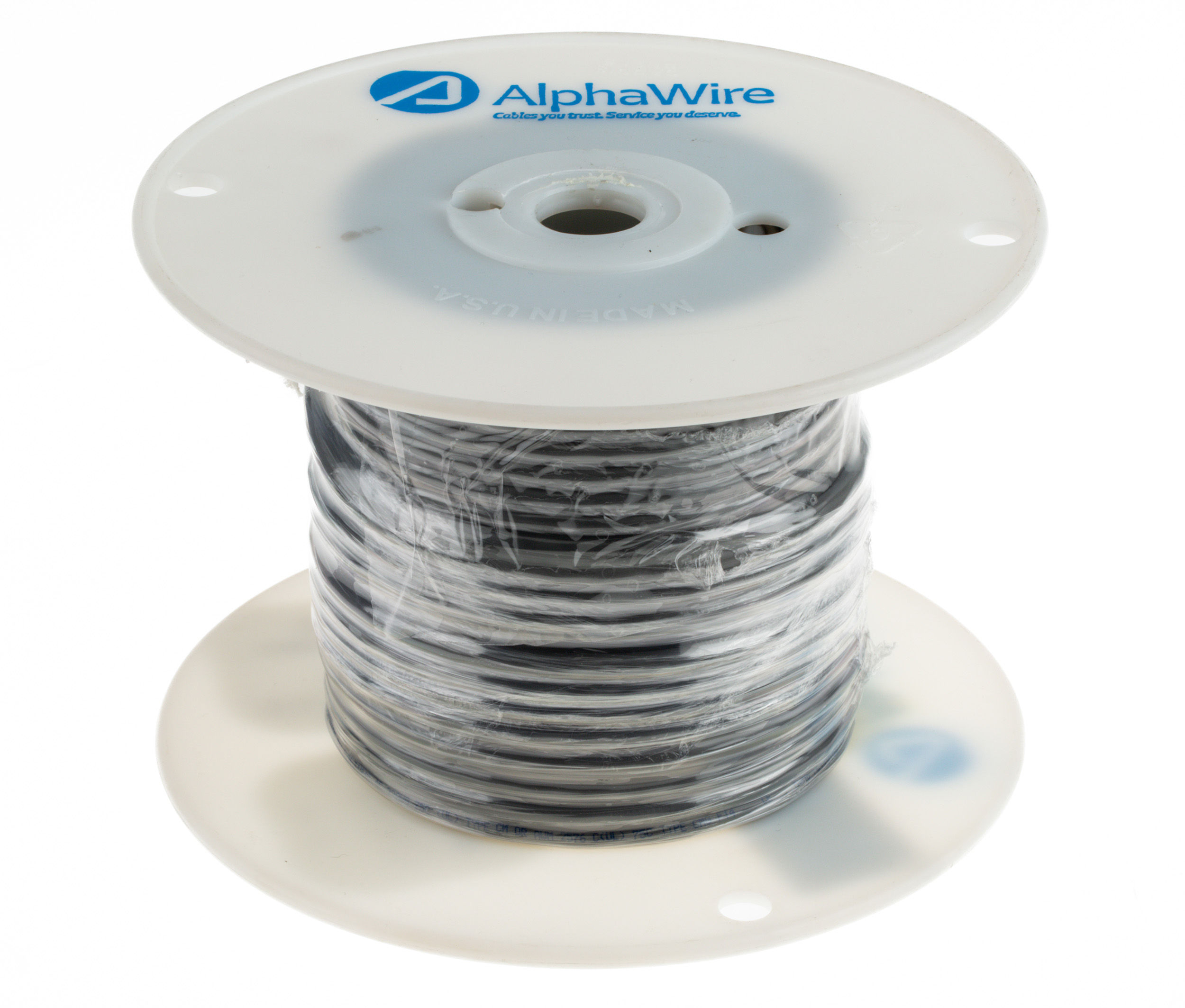 Alpha Wire Alpha Essentials Communication & Control Control Cable, 4 Cores, 0.35mm² 22 AWG, Unscreened, 30 m, Grey