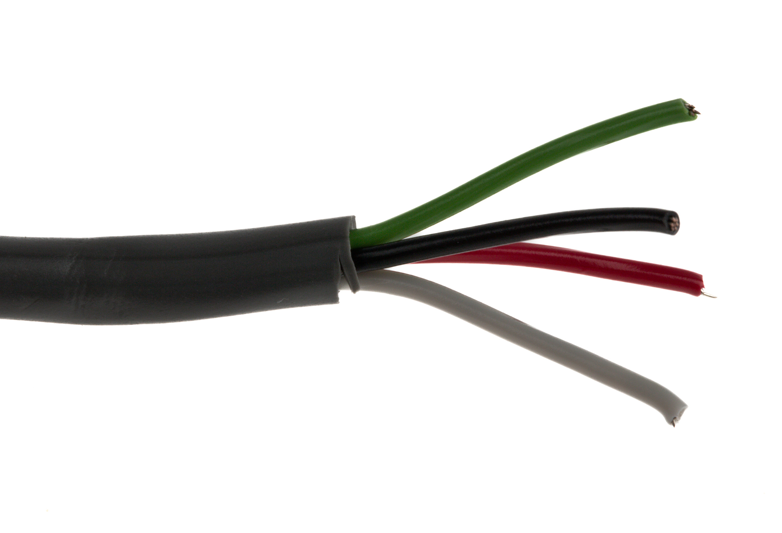 1174c-sl005 Alpha Wire Alpha Essentials Communication & Control Control Cable, 4 Cores, 0.35mm² 22 AWG, Unscreened, 30 m, Grey