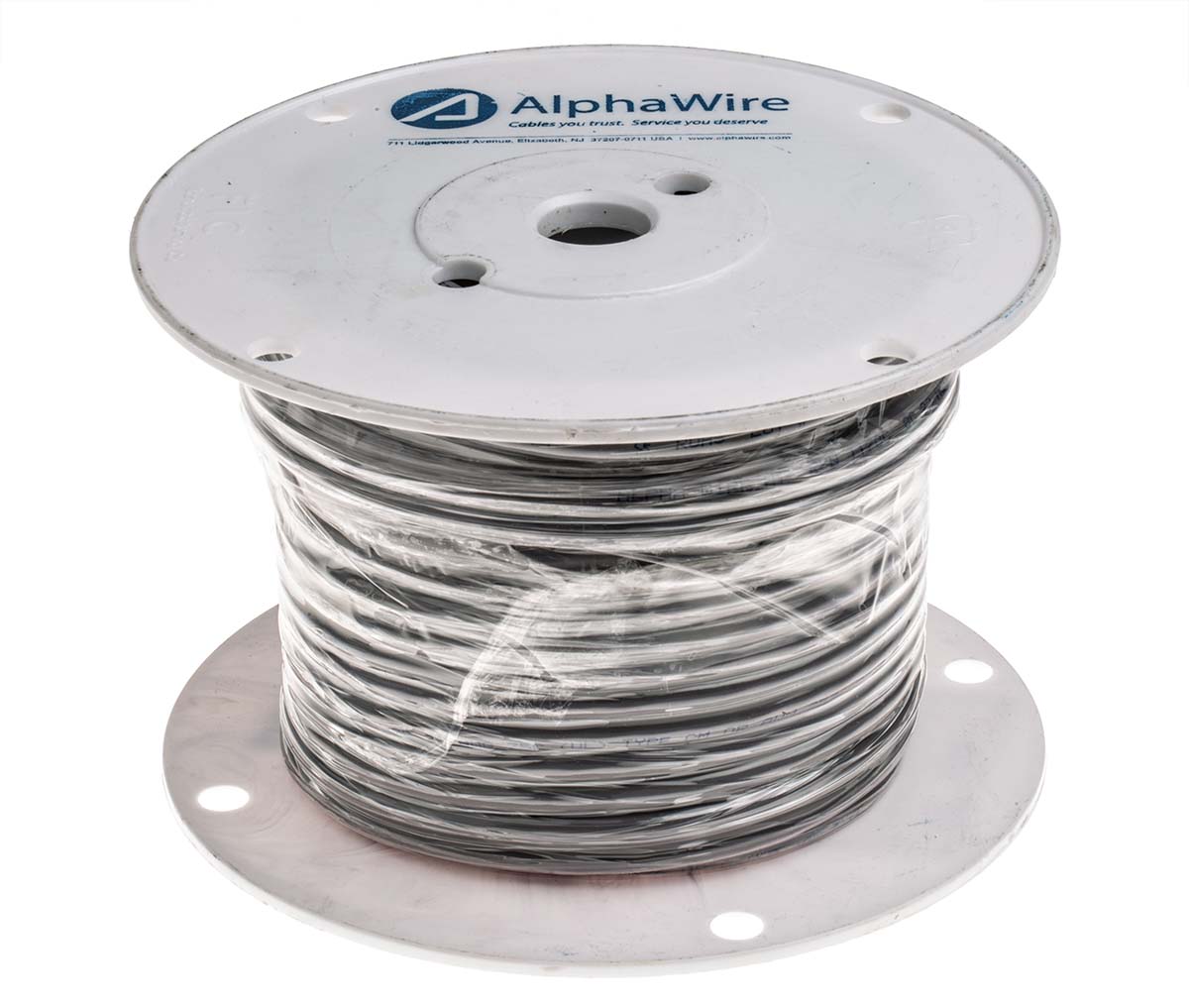1178c-sl005 Alpha Wire Alpha Essentials Communication & Control Control Cable, 8 Cores, 0.35mm² 22 AWG, Unscreened, 30 m, Grey