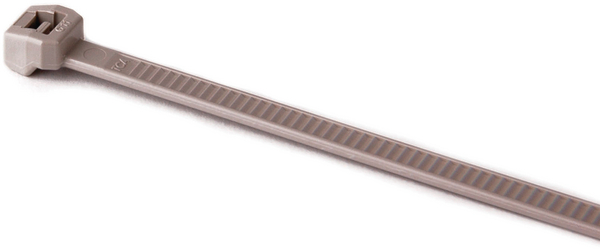 HellermannTyton Cable Tie, Releasable, 250 mm x 4.65mm, Beige Polyetheretherketone