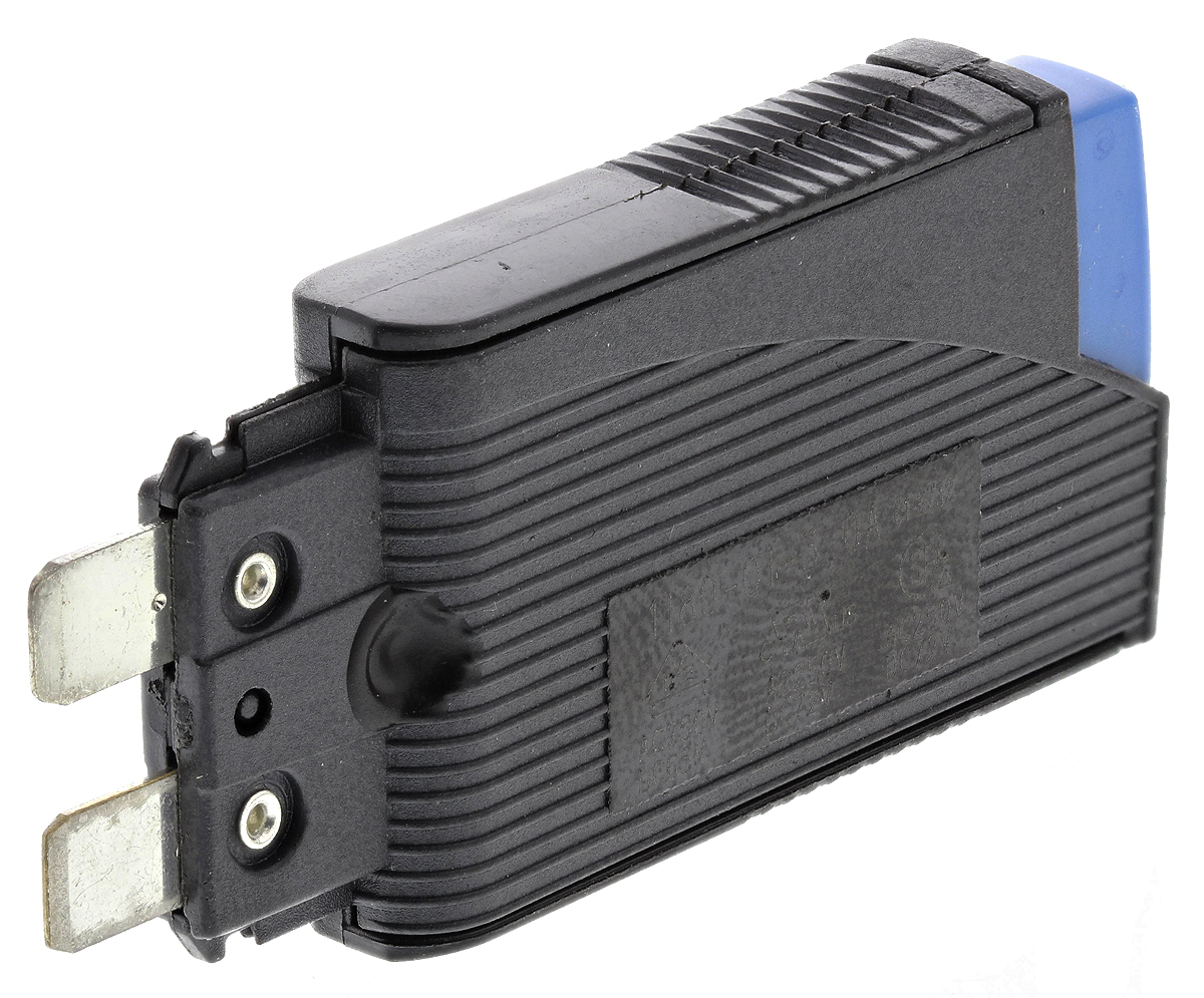 1180-01-3a ETA Thermal Automotive Circuit Breaker 1180 Thermal Circuit Breaker - 1-Pole, DIN Rail, 3A Current Rating, 2000 A, 250V
