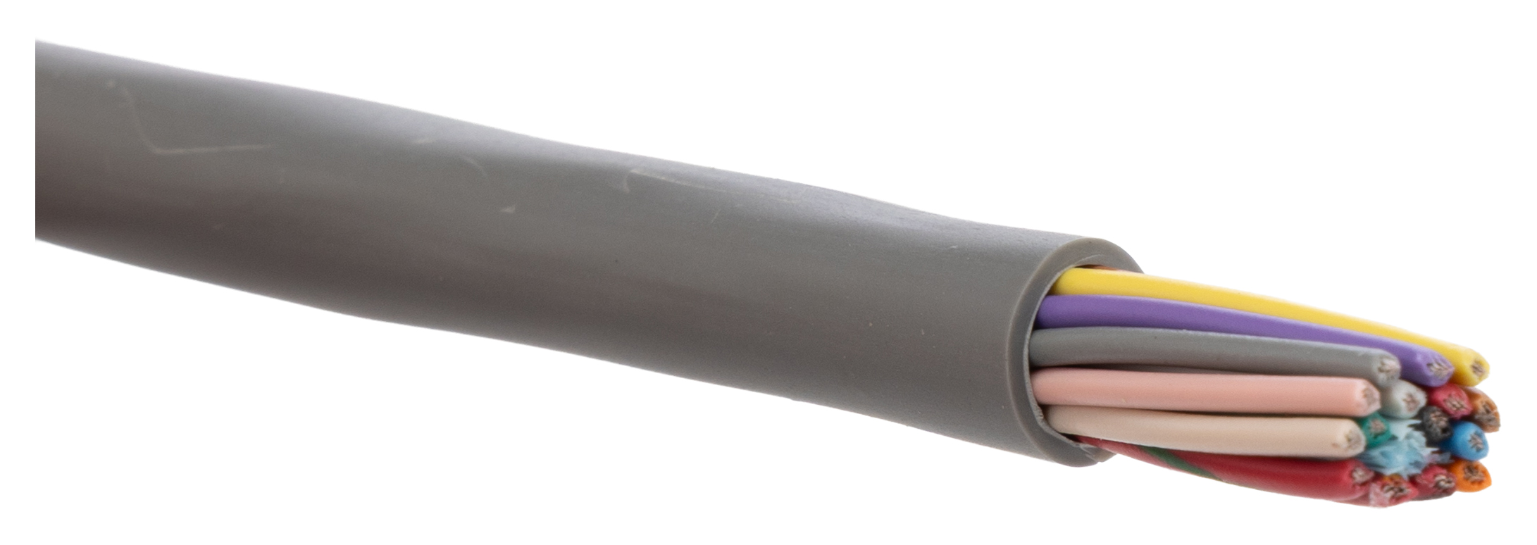 Alpha Wire Alpha Essentials Communication & Control Control Cable, 15 Cores, 0.35mm² 22 AWG, Unscreened, 30 m, Grey