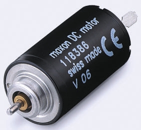 Maxon Brushed DC Motor, 0.75 W, 6V dc, 0.784 mNm, 13000rpm, 10 mm Shaft Diameter