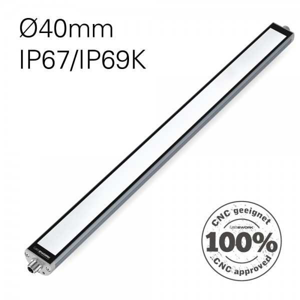 118510-02 LED2WORK 118510 LED Machine Light, 24 W, 24V dc, IP69K, IP67, 1040 mm