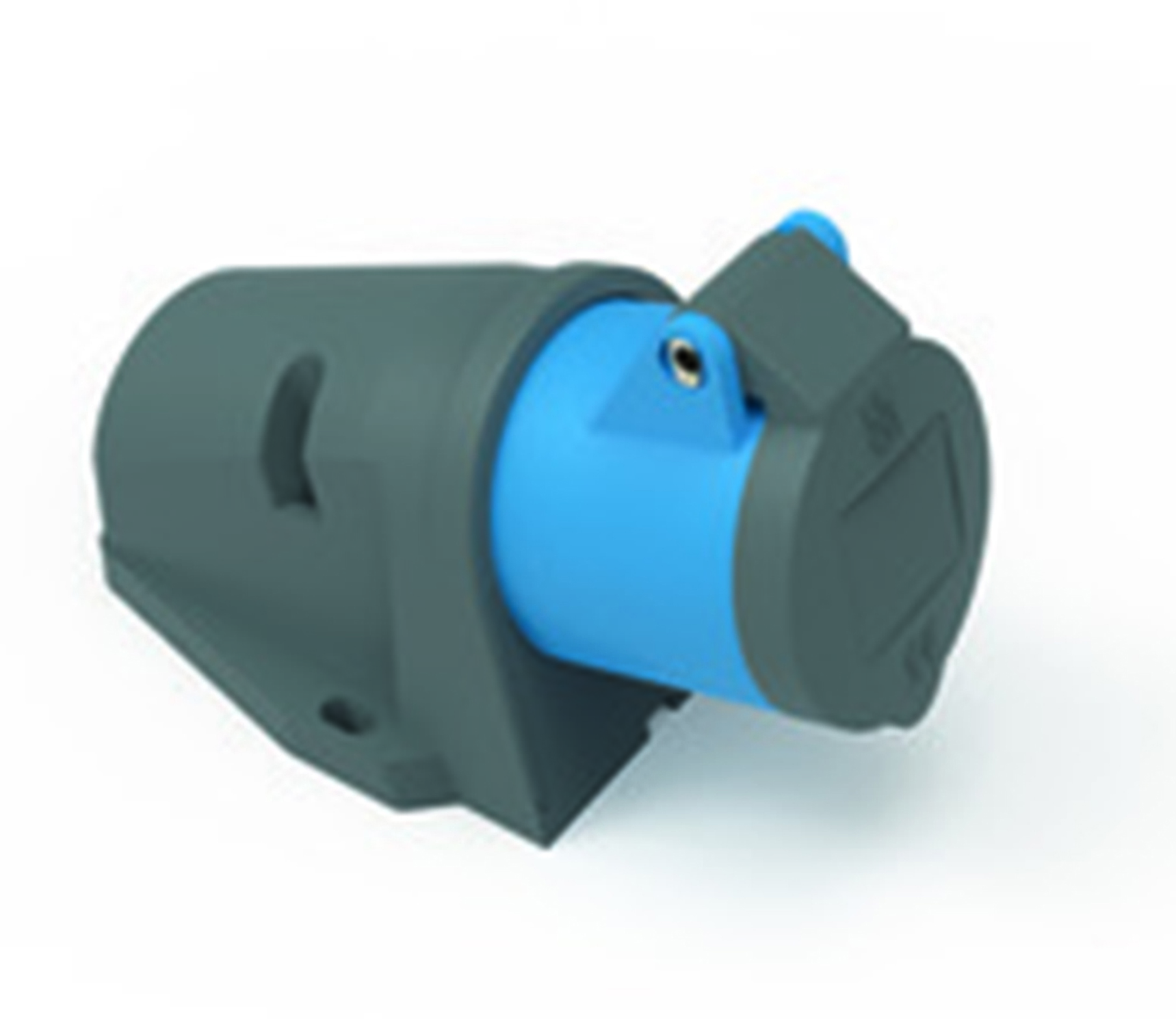 Bals IP44 Blue Industrial Power Connector, Wall Mount, 2P+PE, Rated At 16A, 230V