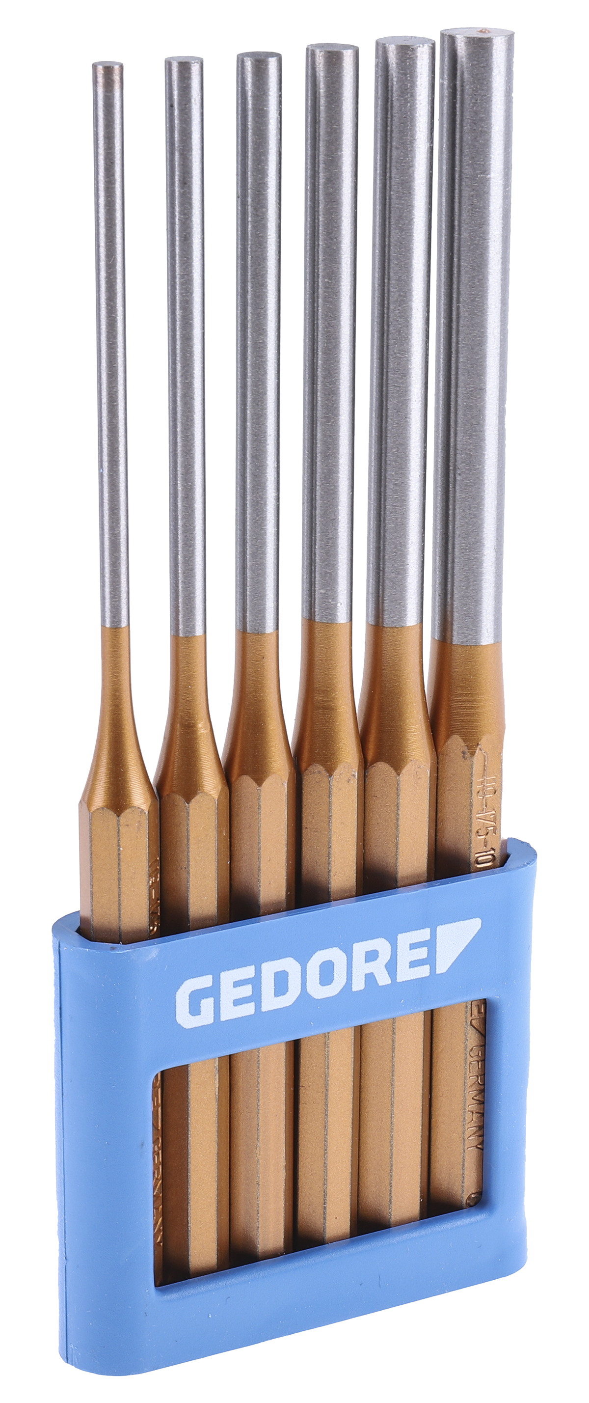 119l Gedore 6-Piece Punch Set, Long Pattern Punch, 175 mm Overall