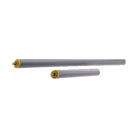 Interroll Plastic Round Conveyor Roller Spring Loaded 20 mm Dia. x 450 mm L, Steel, 6 mm Spindle, 467mm Overall Length