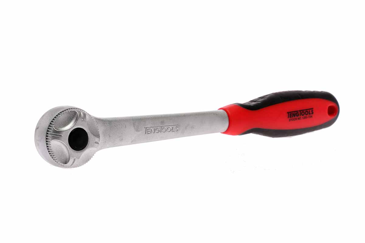 1200-72n Teng Tools 1/2 in Square Ratchet with Ratchet Handle, 43 mm Overall