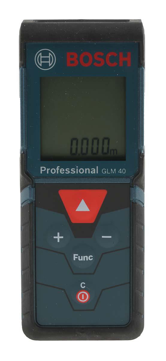 Bosch GLM 40 Laser Measure, 0.15 → 40m Range, ±1.5 mm Accuracy