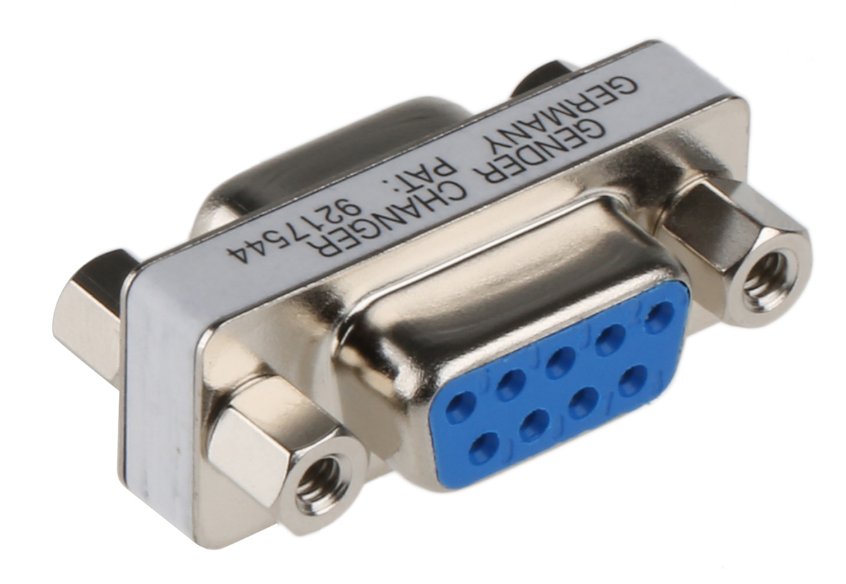 Roline D-Sub Adapter 9-Way D-Sub to Female Female 9-Way D-Sub Female Female