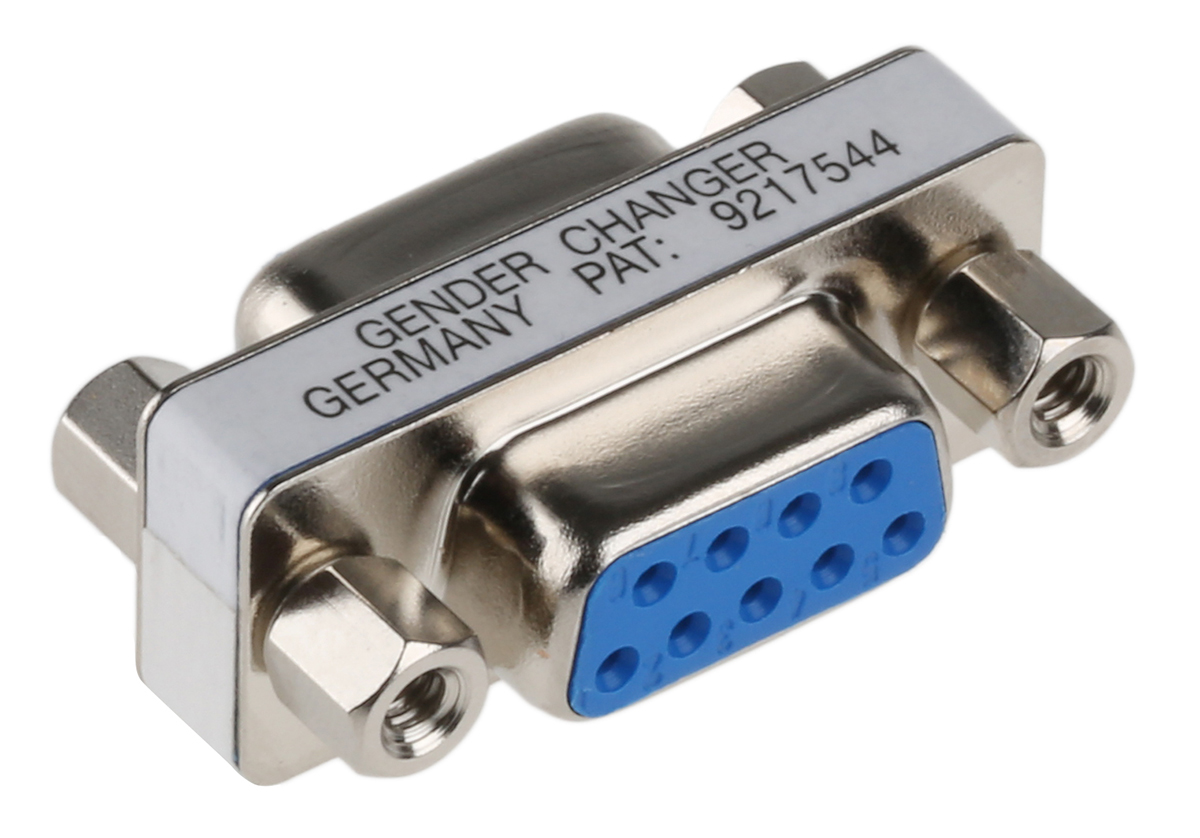 12032030-50 Roline D-Sub Adapter 9-Way D-Sub to Female Female 9-Way D-Sub Female Female