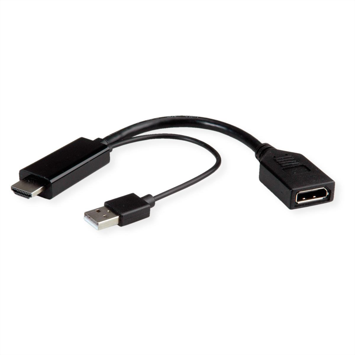 Roline to DisplayPort Adapter USB 2.0 1 Supported Display(s) - 3840 x 2160 pixel