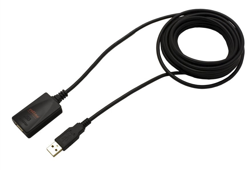 Roline 1 USB 2.0 USB USB Extension Cable, up to 5 m Extension Distance