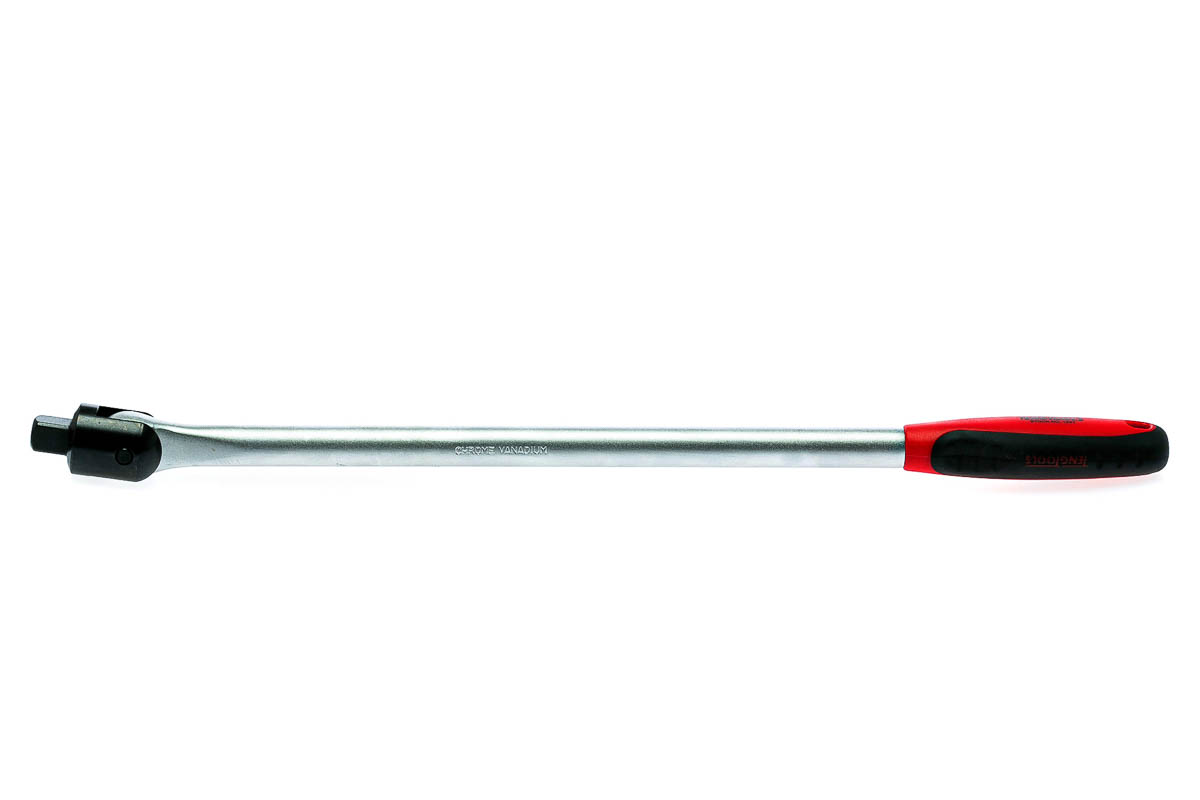 Teng Tools 1/2 in Ratchet with Ergonomic, Bi-Material Handle, 17in Overall