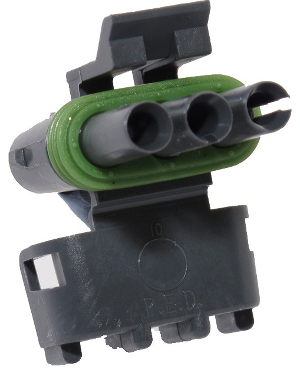 Delphi, Weather-Pack Automotive Connector Male Grey Cable 3 Way Crimp Termination 12015384