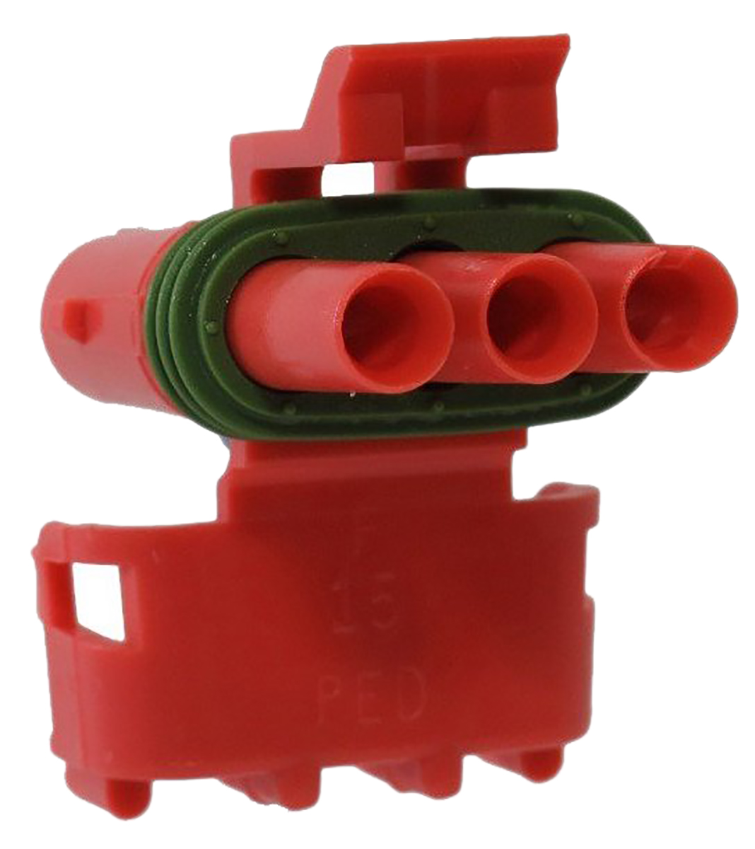 Delphi, Weather-Pack Automotive Connector Female Red Cable 3 Way Crimp Termination 12015795