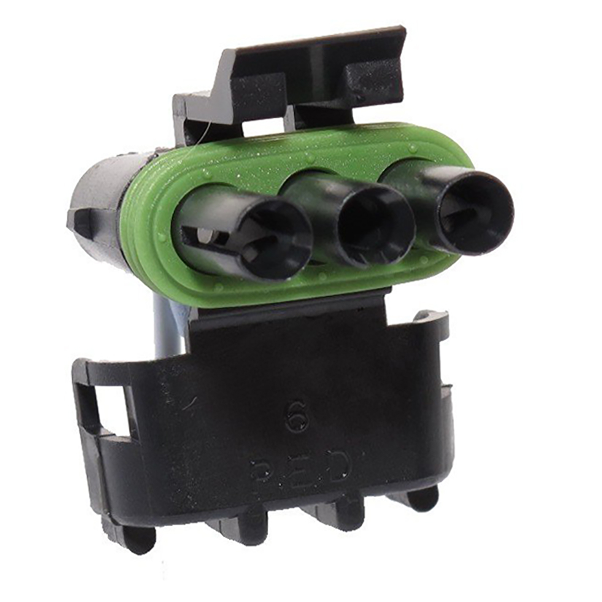 Delphi, Weather-Pack Automotive Connector Female Black Cable 3 Way Crimp Termination 12015796