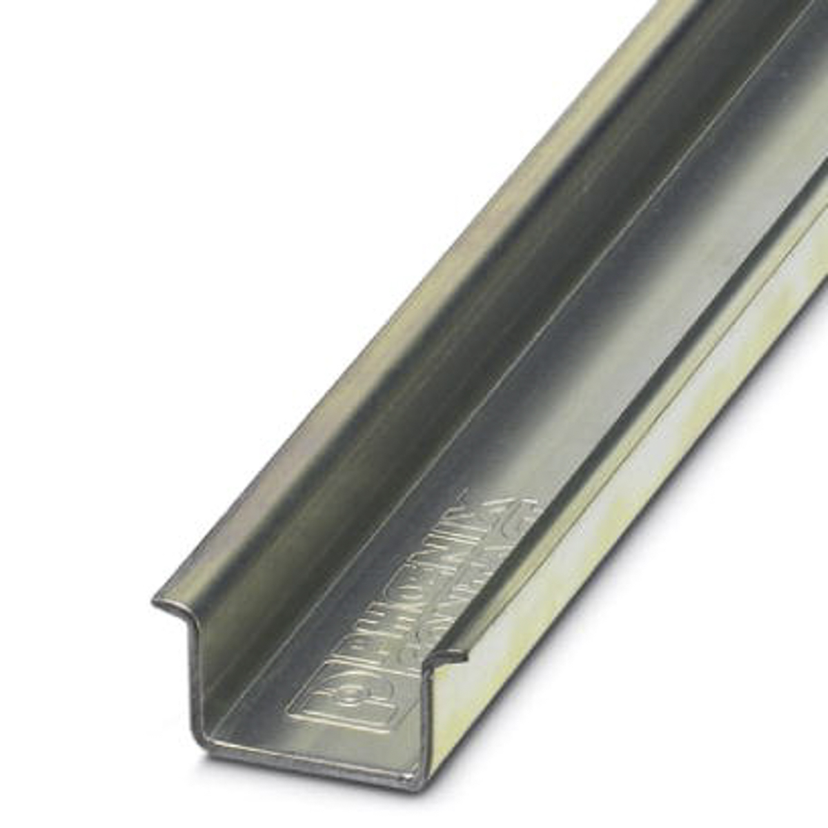 Phoenix Contact Steel Unperforated DIN Rail, 2 m x 35mm x 15 mm