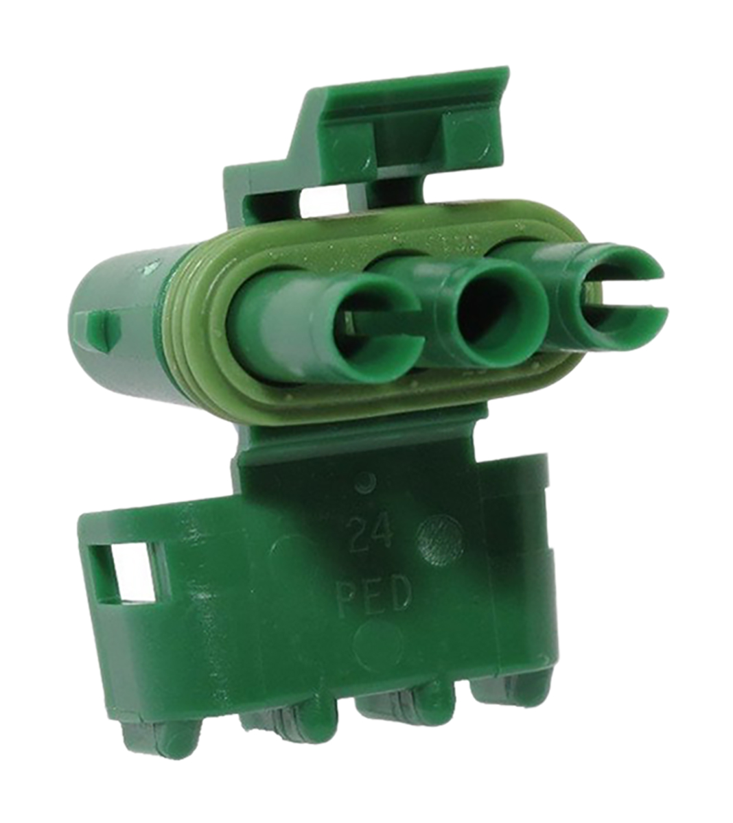 Delphi, Weather-Pack Automotive Connector Male Green Cable 3 Way Crimp Termination 12020403