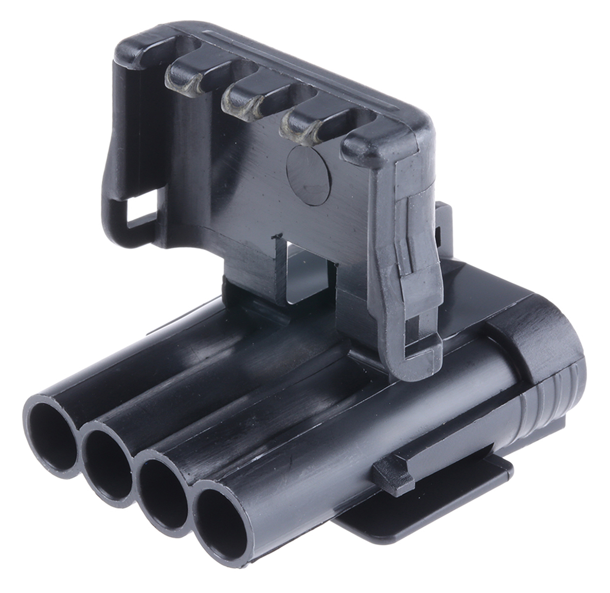 Delphi, Weather-Pack Automotive Connector Male Black Cable 4 Way Crimp Termination 12020830