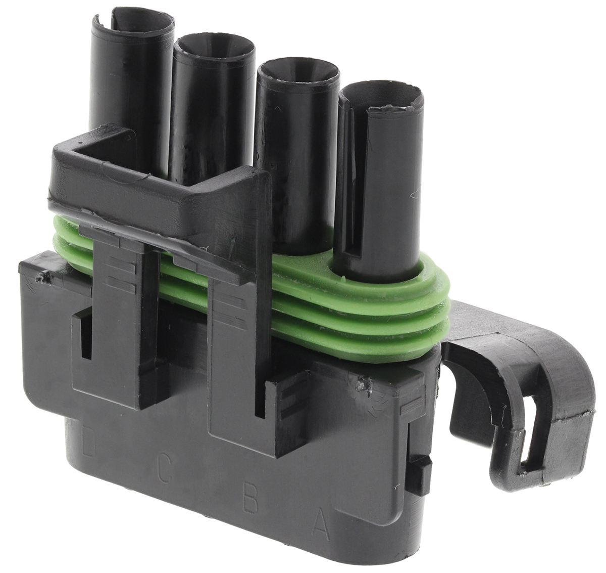 Delphi, Weather-Pack Automotive Connector Female Black Cable 4 Way Crimp Termination 12020832
