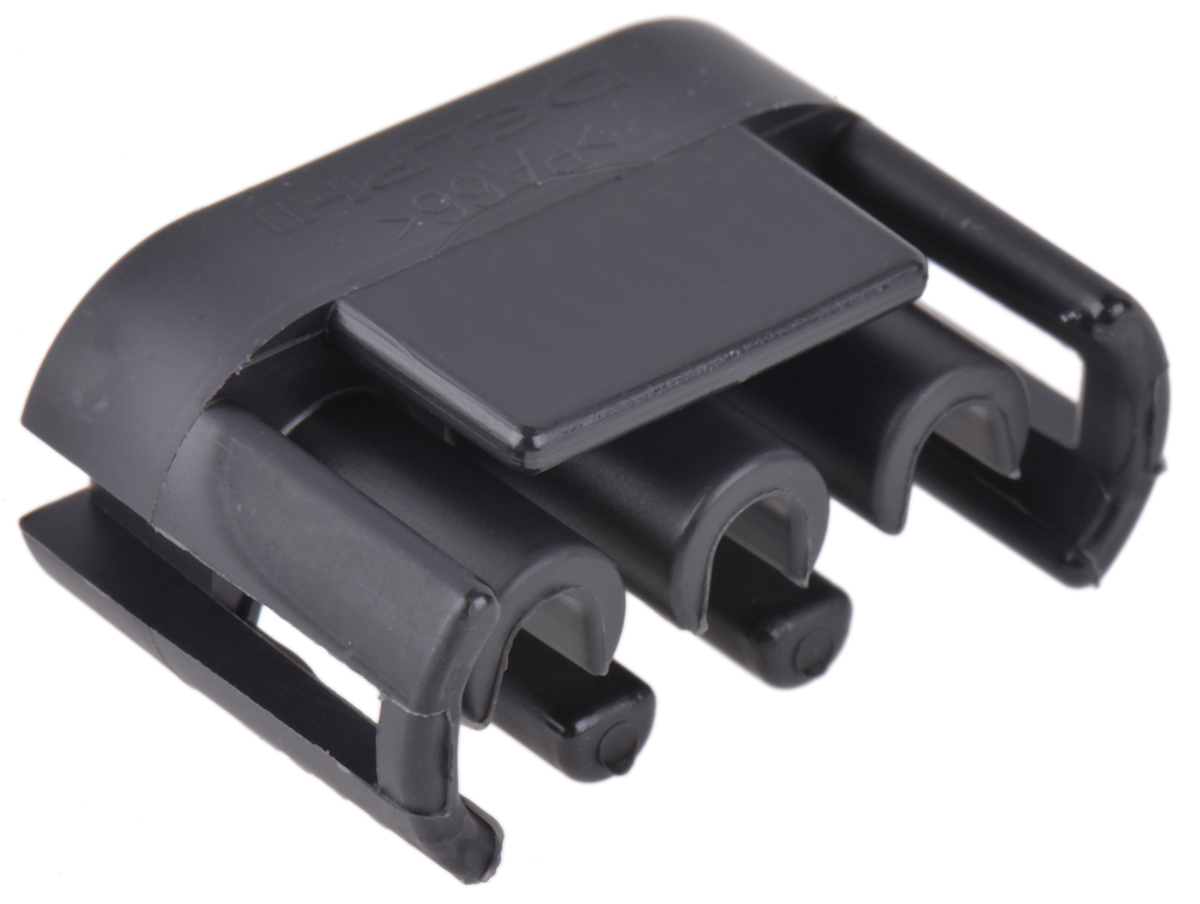 Delphi, Metri-Pack 280 Polyamide Female 3 Way Secondary Lock for use with Automotive Connectors