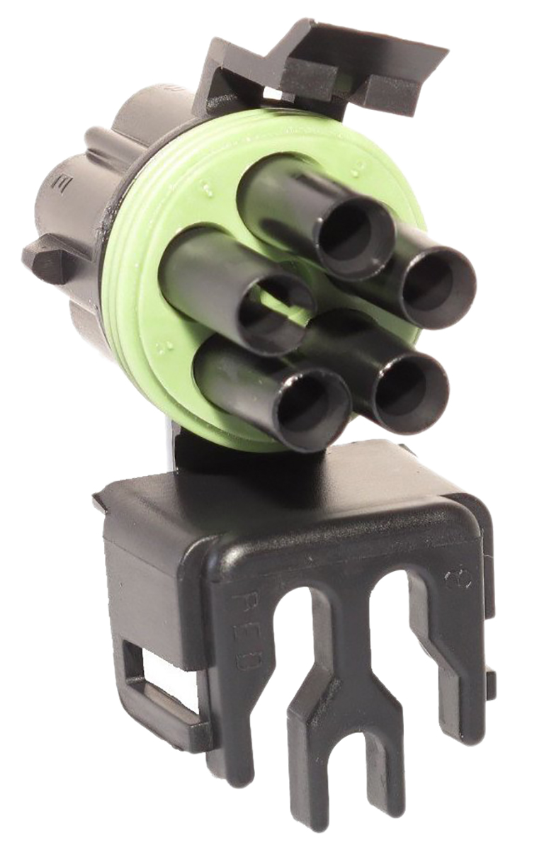 Delphi, Weather-Pack Automotive Connector Male Black Cable 5 Way Crimp Termination 12034342