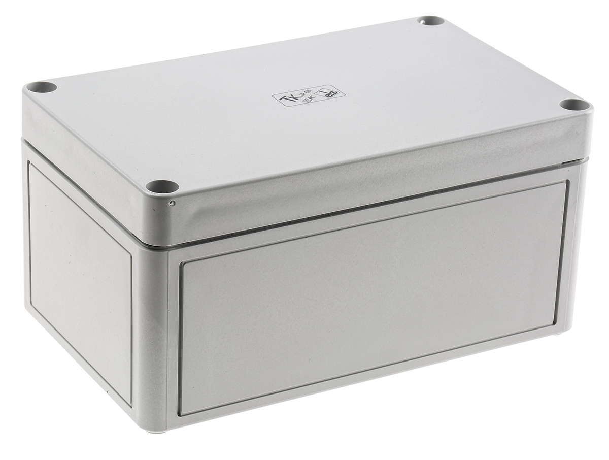 Spelsberg TK PC Series Grey Polycarbonate Enclosure, IP66, IK08 90 mm, 180 mm, 110 mm