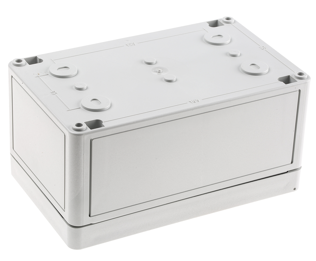 12040601 Spelsberg TK PC Series Grey Polycarbonate Enclosure, IP66, IK08 90 mm, 180 mm, 110 mm