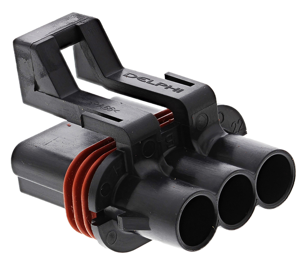 Delphi, Metri-Pack 280 Automotive Connector Female Black Cable 3 Way Crimp Termination 12040977