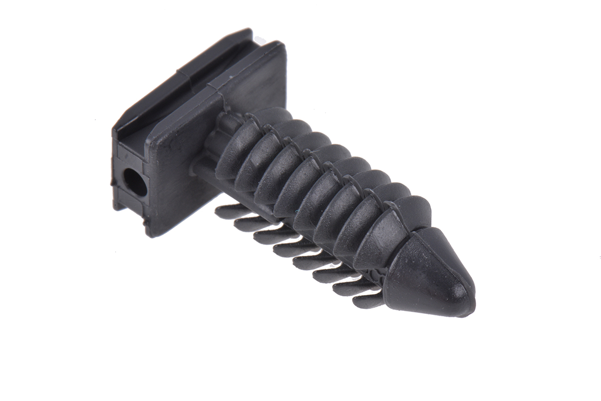 Delphi Nylon, Polyamide 66 Mounting Clip for use with Automotive Connector