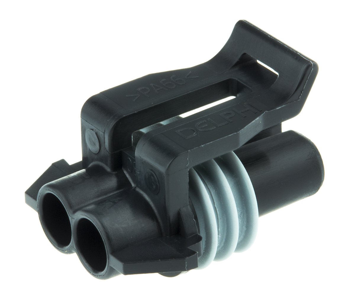Delphi, Metri-Pack 150 Automotive Connector Female Black Cable 2 Way Crimp Termination