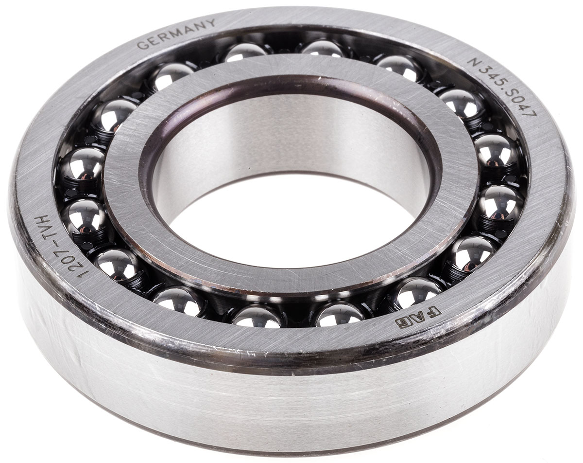 FAG 1207-TVH 35 mm ID 2 Row Ball Bearing -, 72 mm OD