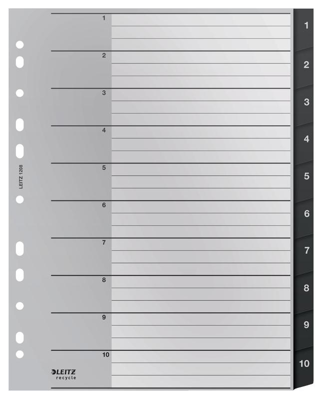 Leitz Black A4 Ring Binder Divider
